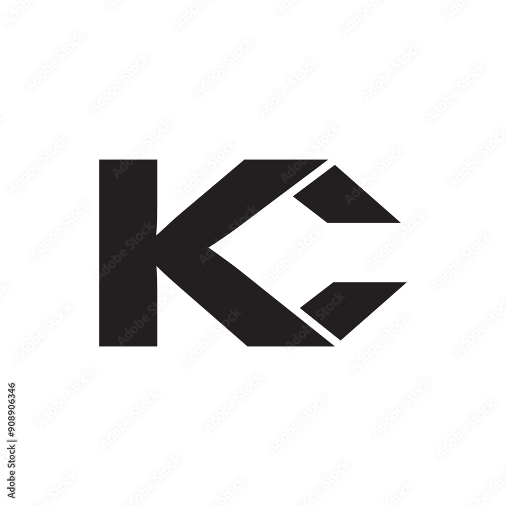Simple KC Letter Logo Design Vector Images Simple KC Letter Logo Design Vector Images