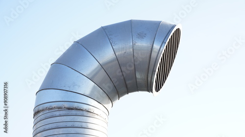 Tableau sur toile Air Ducts pipe. Flexible duct pipe