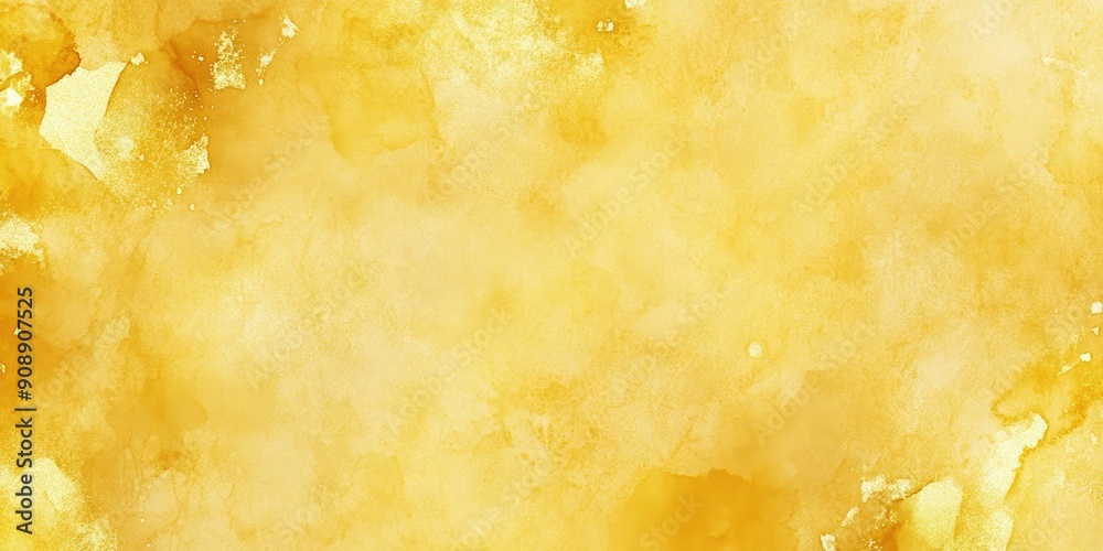 Abstract Watercolor Background in Yellow Abstract Watercolor Background in Yellow