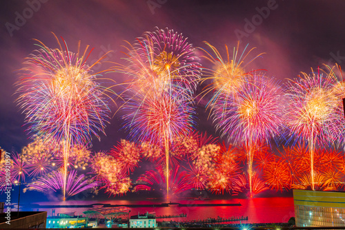 fireworks over the lake