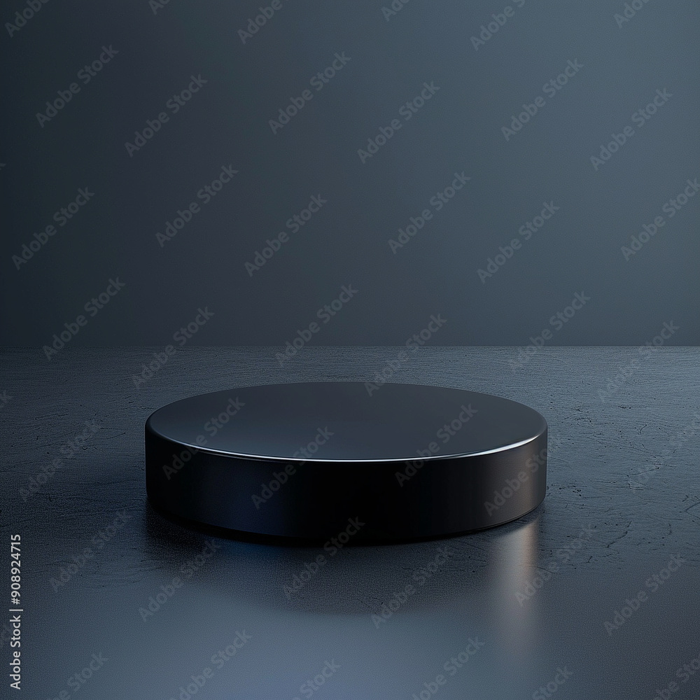 interior of a modern house with close up product display podium interior of a modern house with close up product display podium