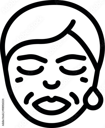 Woman is having a facial treatment with eye patches under her eyes for reducing wrinkles
