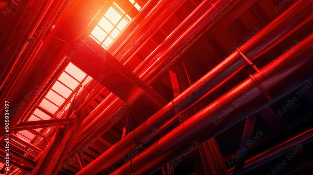 An ultramodern energy audit stands in a supernatural scene An ultramodern energy audit stands in a supernatural scene