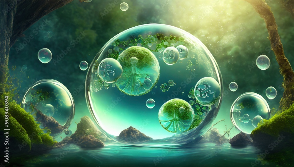 green bubbles green bubbles