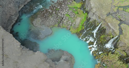 Sigöldugljúfur Canyon in Iceland photo