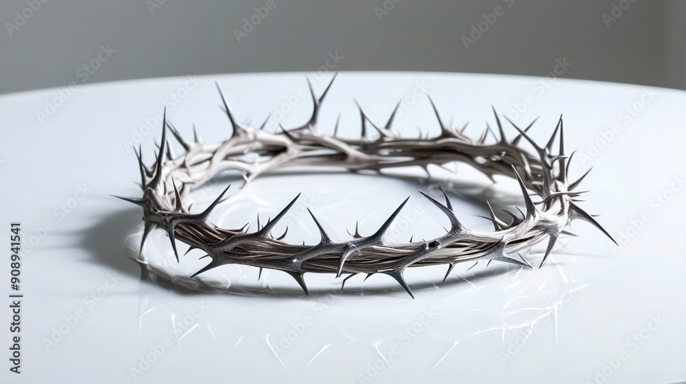 The wreath of Jesus on a white background The wreath of Jesus on a white background