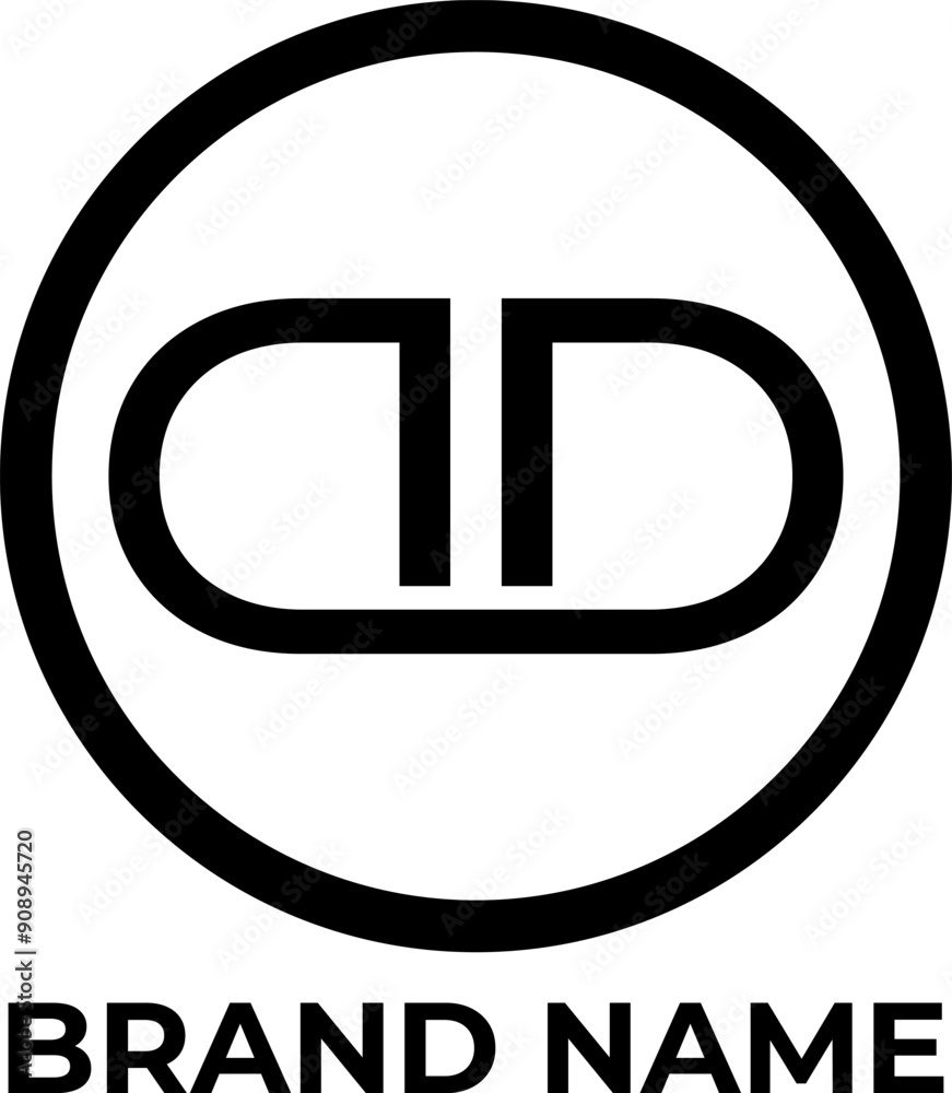 DD letter circle logo for company DD letter circle logo for company