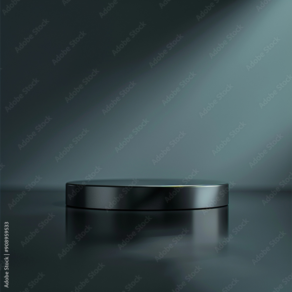 interior of a modern house with close up product display podium interior of a modern house with close up product display podium