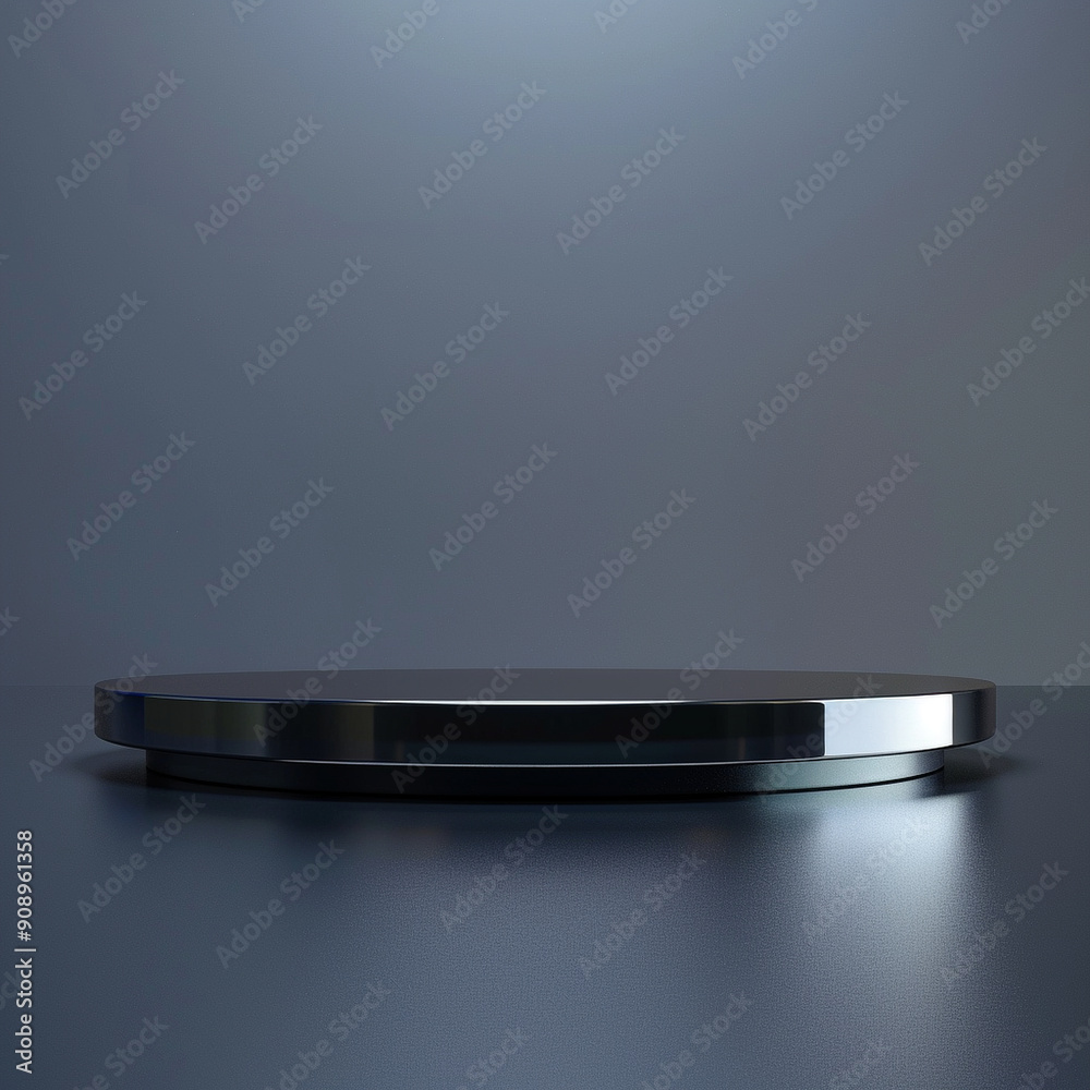 interior of a modern house with close up product display podium interior of a modern house with close up product display podium