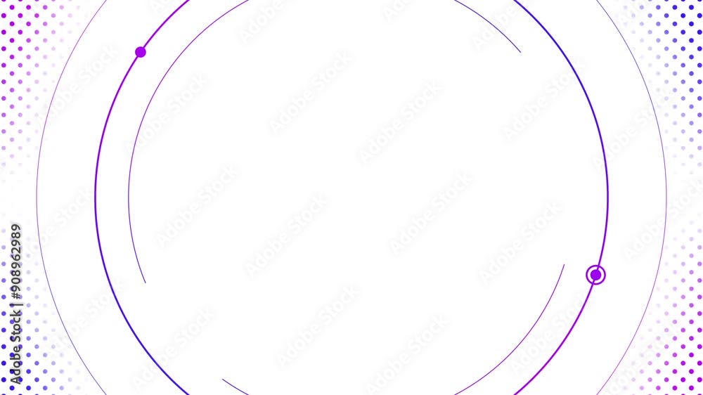 広がるドットウェーブループアニメーション　白背景