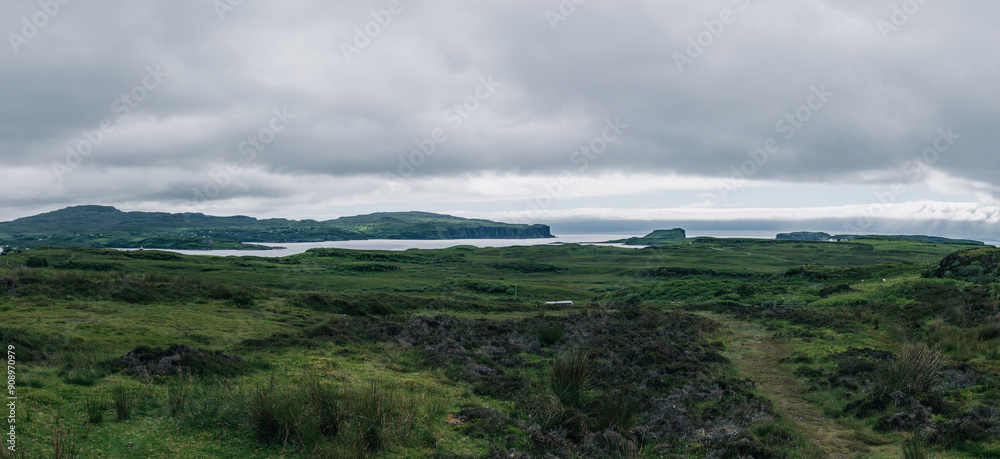 Scottish Landscape View from Broch of Dun Beag Scottish Landscape View from Broch of Dun Beag