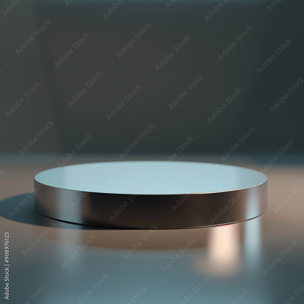 interior of a modern house with close up product display podium interior of a modern house with close up product display podium