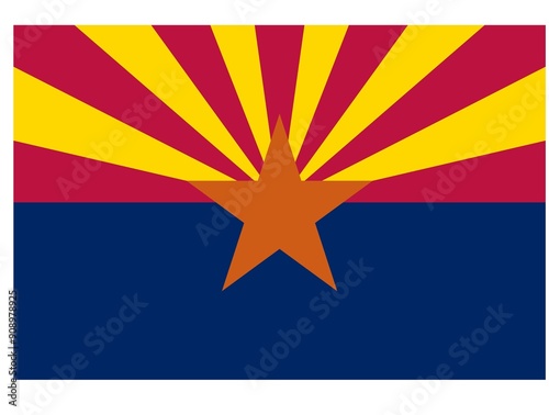 Flag of the U.S. state of Arizona
