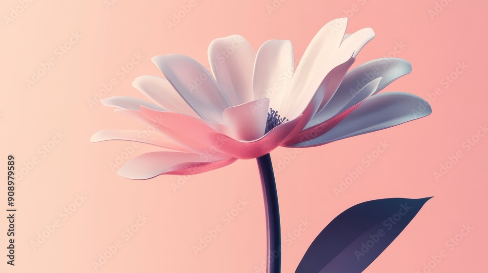 Obraz premium Delicate Pink Lotus Flower 4