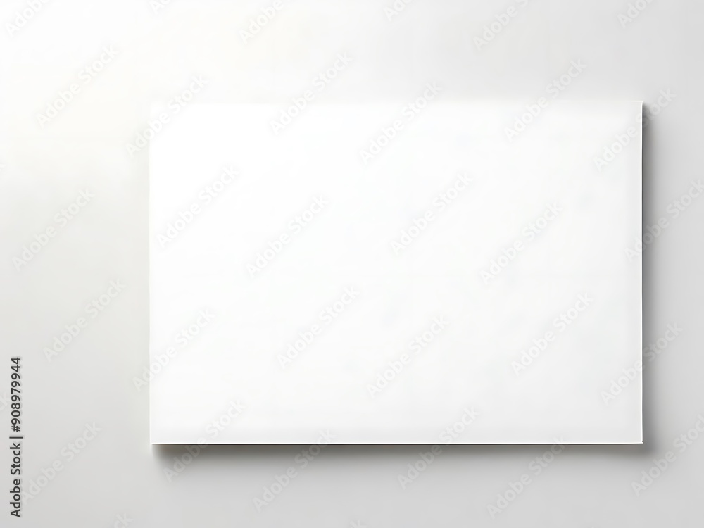 Blank paper on white desk background Blank paper on white desk background