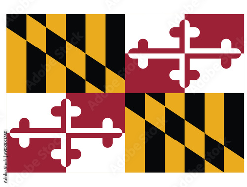 Flag of the U.S. state of Maryland