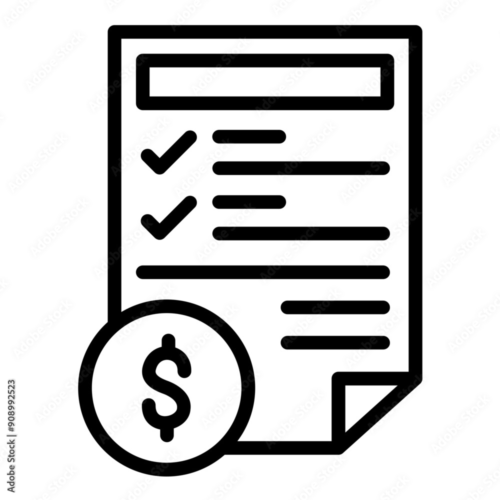 Vector Design Budget Icon Style Vector Design Budget Icon Style