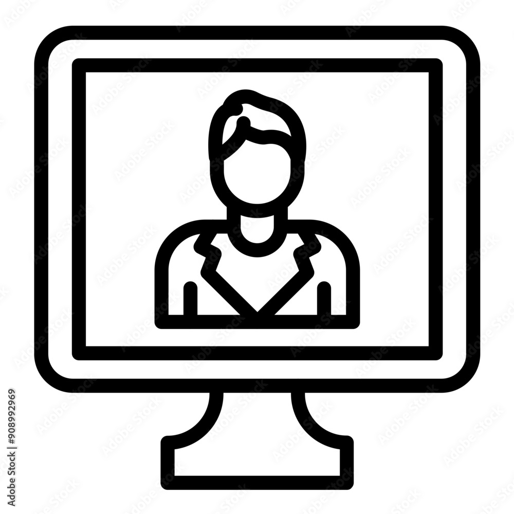 Vector Design Account Icon Style Vector Design Account Icon Style