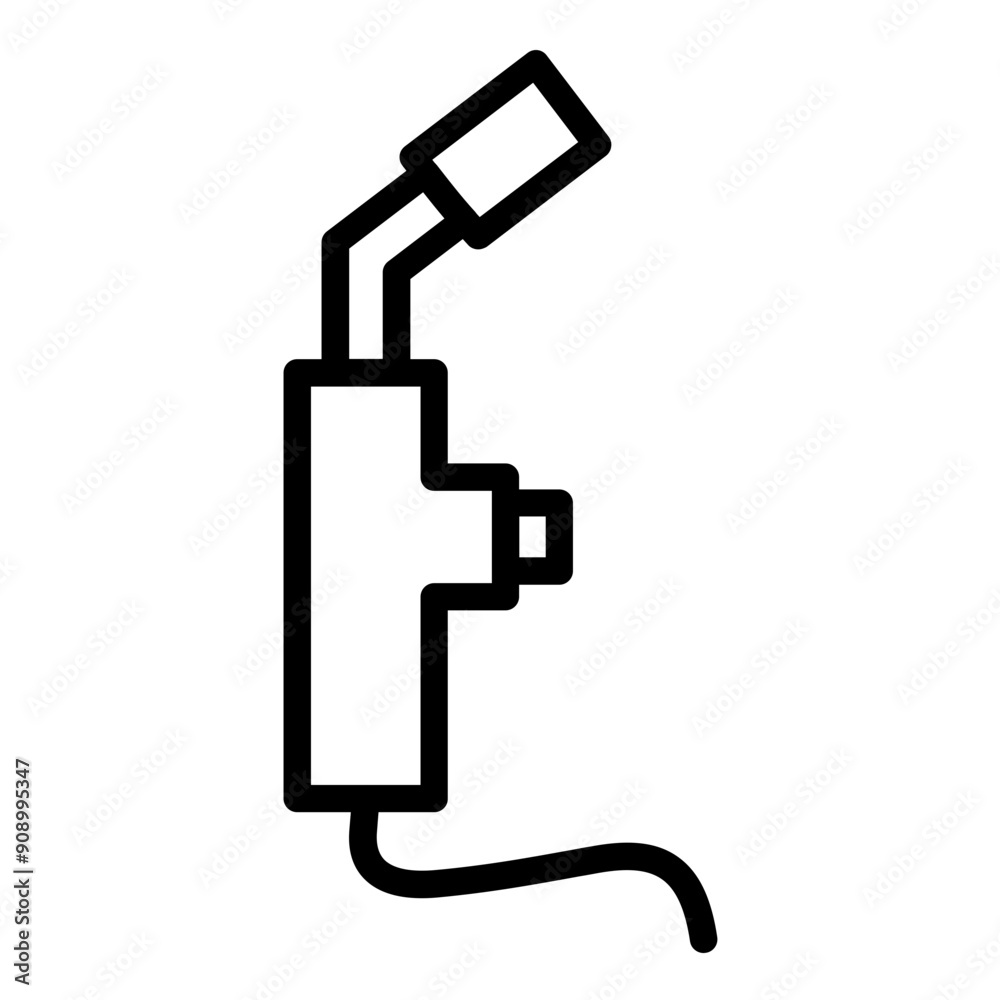 Vector Design Welding Torch Icon Style Vector Design Welding Torch Icon Style