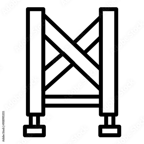 Vector Design Safety Harness Icon Style