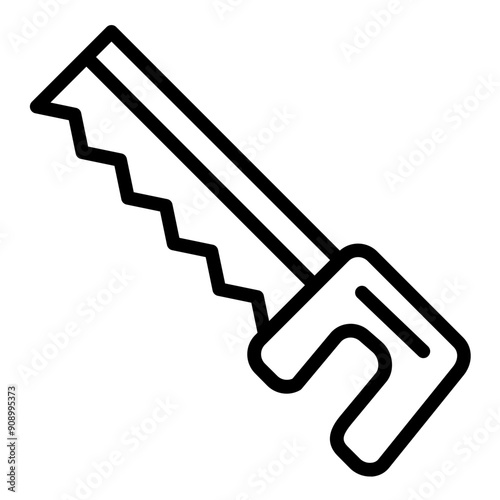 Vector Design Hacksaw Icon Style