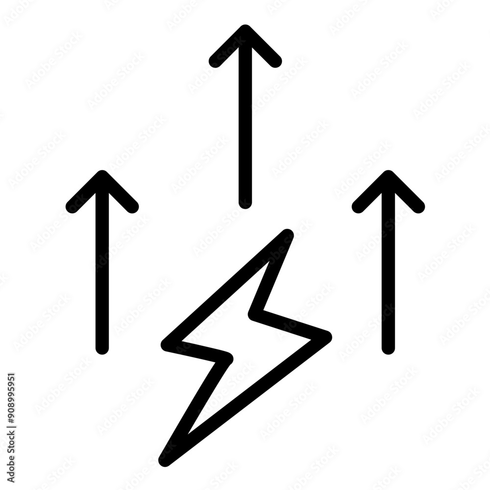 Vector Design Power-up Icon Style Vector Design Power-up Icon Style