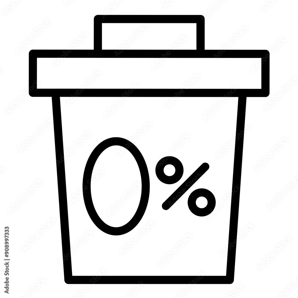 Vector Design Zero Waste Icon Style Vector Design Zero Waste Icon Style