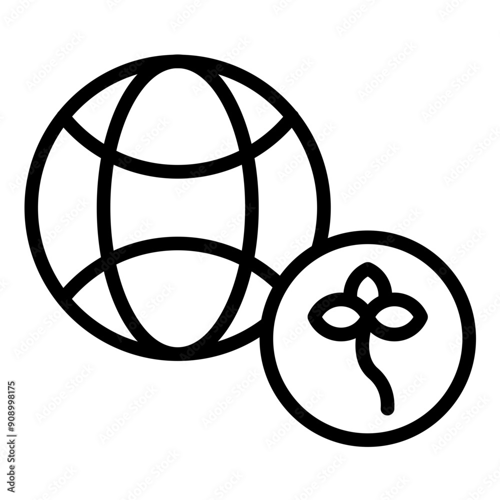 Vector Design Green Revolution Icon Style Vector Design Green Revolution Icon Style