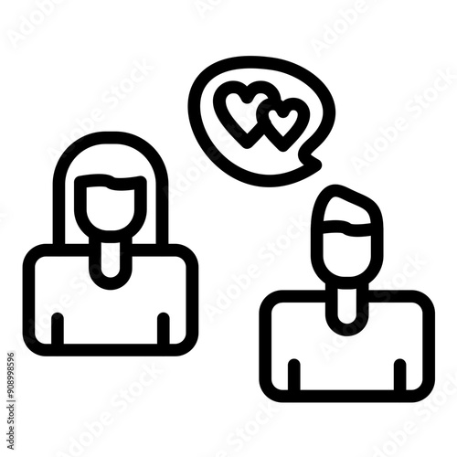 Vector Design Flirtatious Icon Style