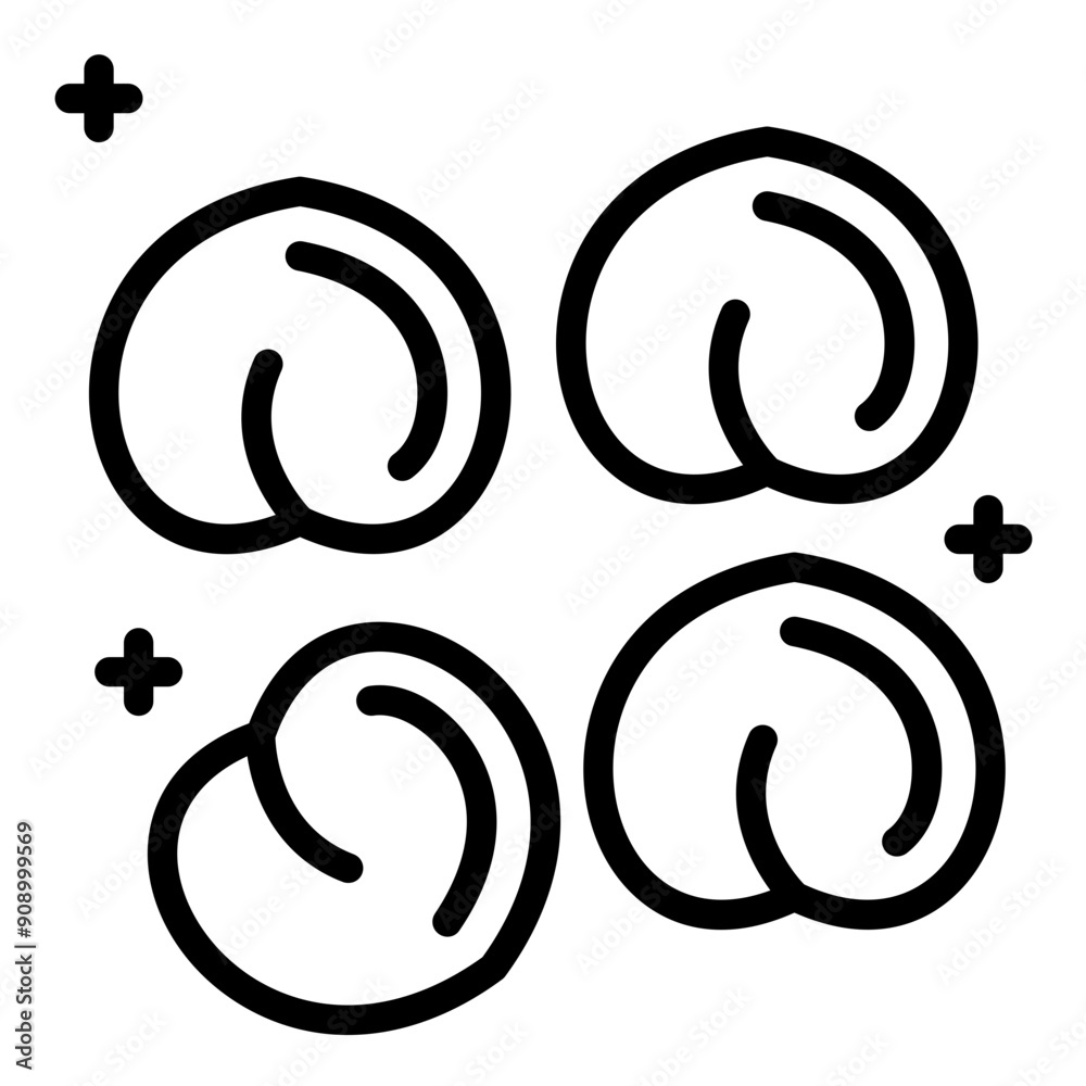 Vector Design Chickpeas Icon Style Vector Design Chickpeas Icon Style