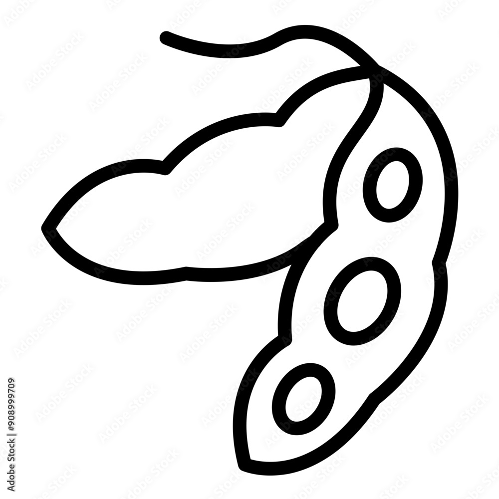 Vector Design Edamame Icon Style Vector Design Edamame Icon Style