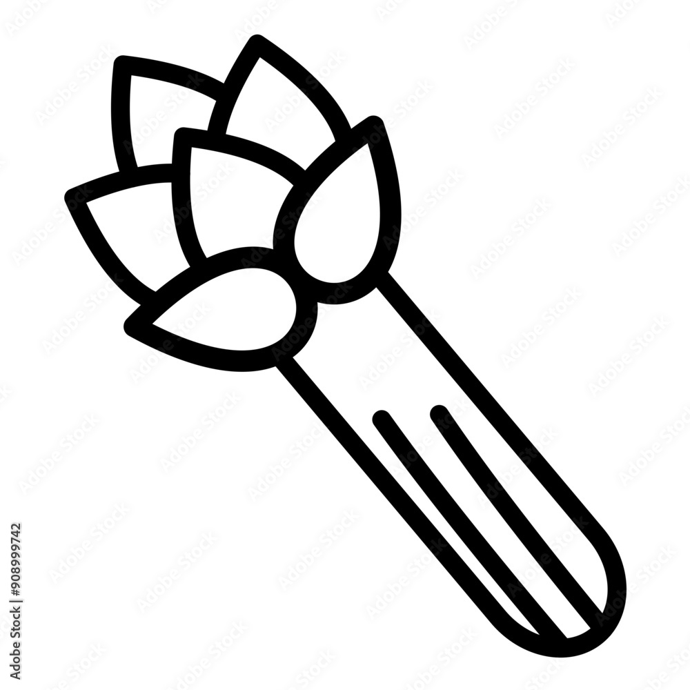 Vector Design Asparagus Icon Style Vector Design Asparagus Icon Style