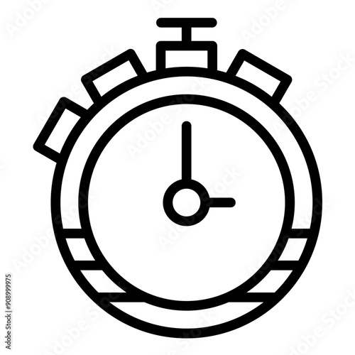 Vector Design Stopwatch Icon Style