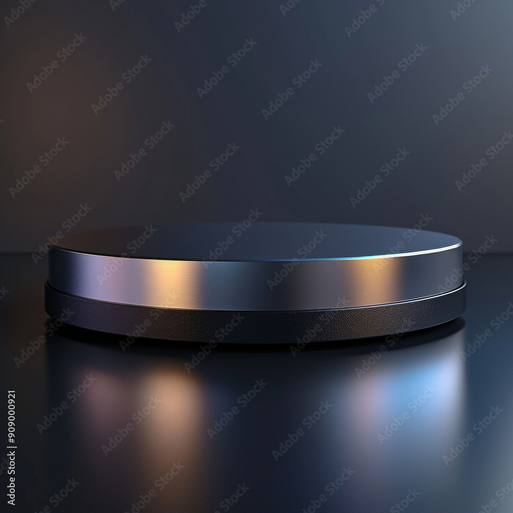 interior of a modern house with close up product display podium interior of a modern house with close up product display podium