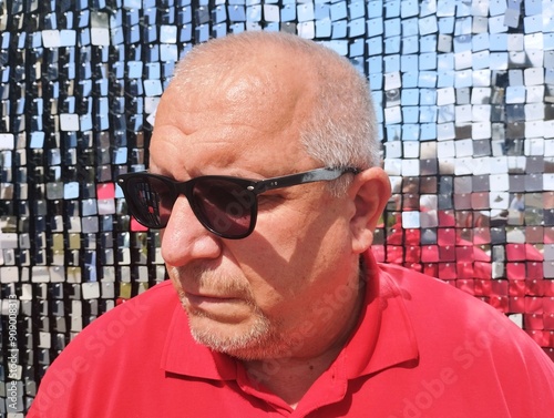 man with glasses
