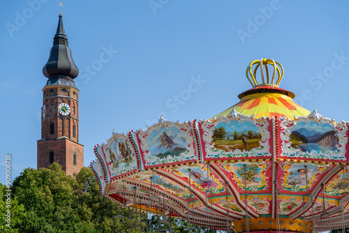 Volksfest in Straubing / Niederbayern / Gäubodenvolksfest