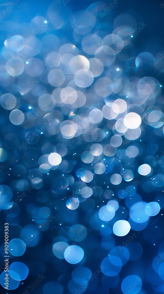 Abstract blue and white bokeh background with a festive and celebratory feel, perfect for winter holidays. Abstract blue and white bokeh background with a festive and celebratory feel, perfect for winter holidays.