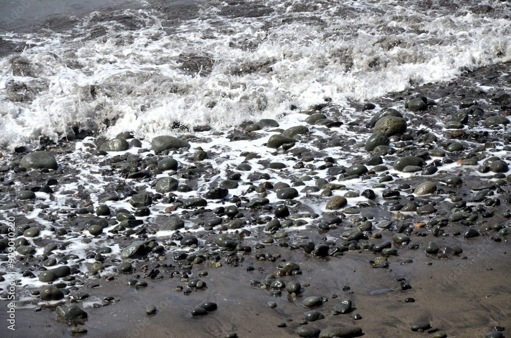 Playa de Benijo (Benijo beach), Atlantic Ocean. North Tenerife. Canary Islands. Spain Playa de Benijo (Benijo beach), Atlantic Ocean. North Tenerife. Canary Islands. Spain