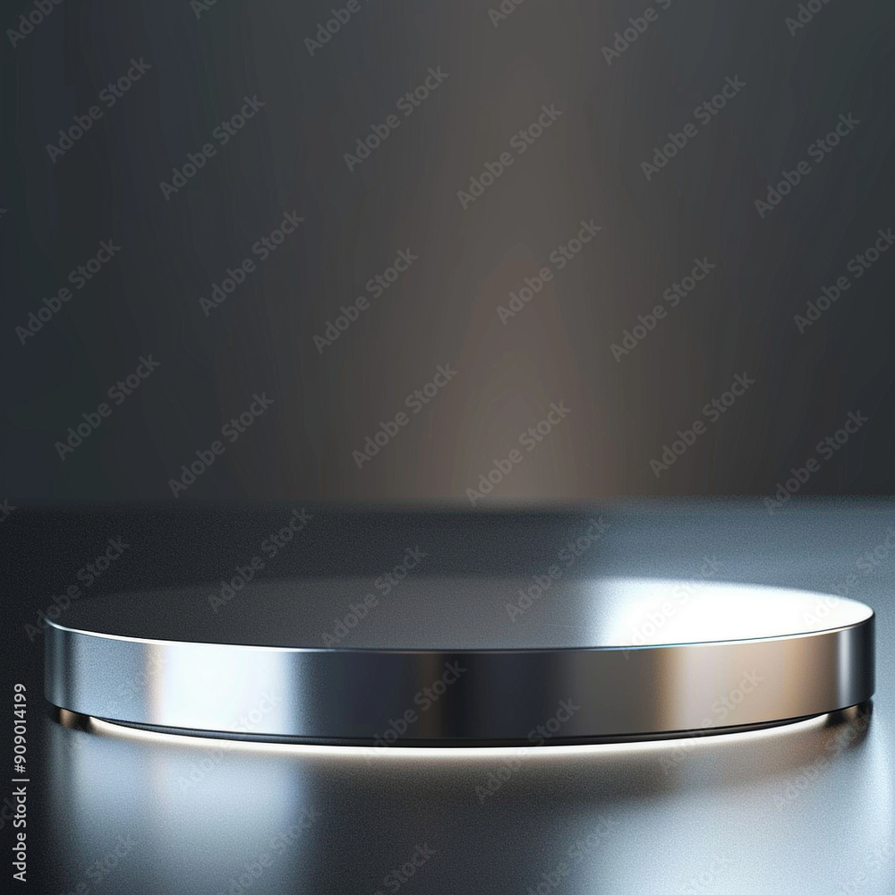 interior of a modern house with close up product display podium interior of a modern house with close up product display podium