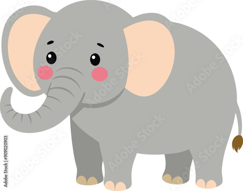 Cute Elephant Illustration