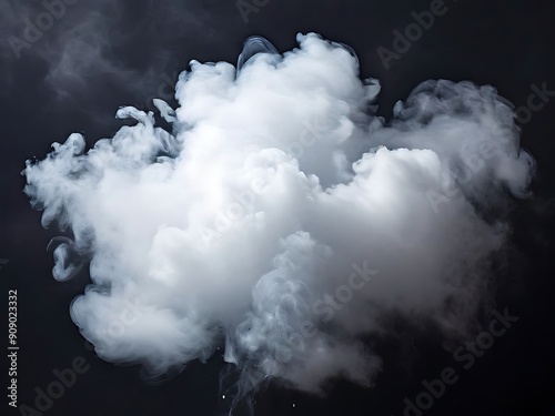 Abstract black and gray smoke g a soft cloudy 