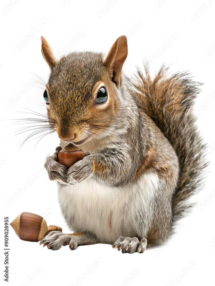 Fototapeta premium squirrel on a white background