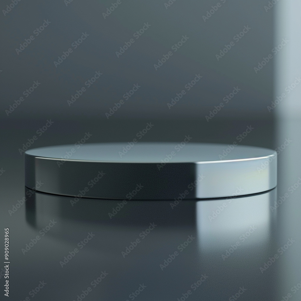 interior of a modern house with close up product display podium interior of a modern house with close up product display podium