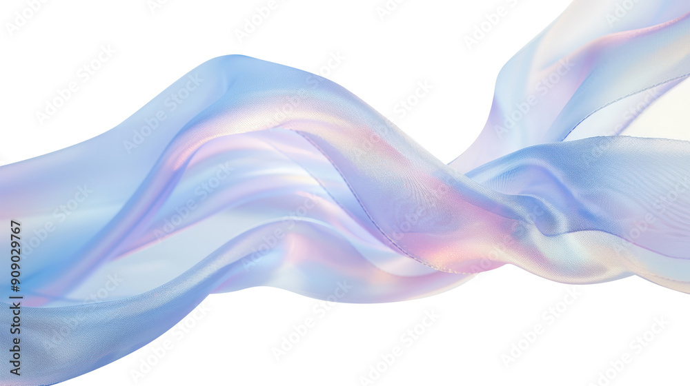 Obraz premium Flowing Pastel Fabric