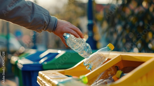 The Hand Over Recycling Bin photo