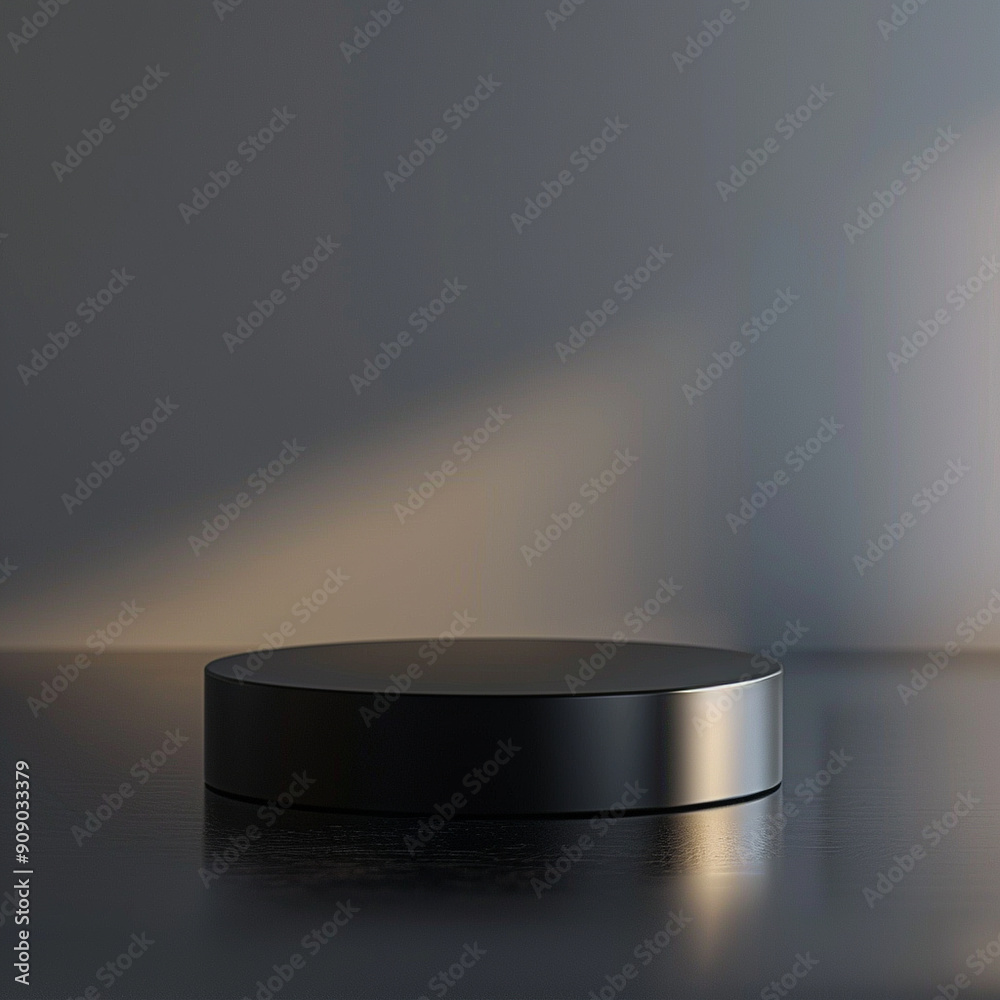 interior of a modern house with close up product display podium interior of a modern house with close up product display podium