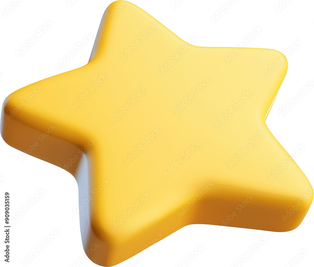 Shiny yellow star Shiny yellow star