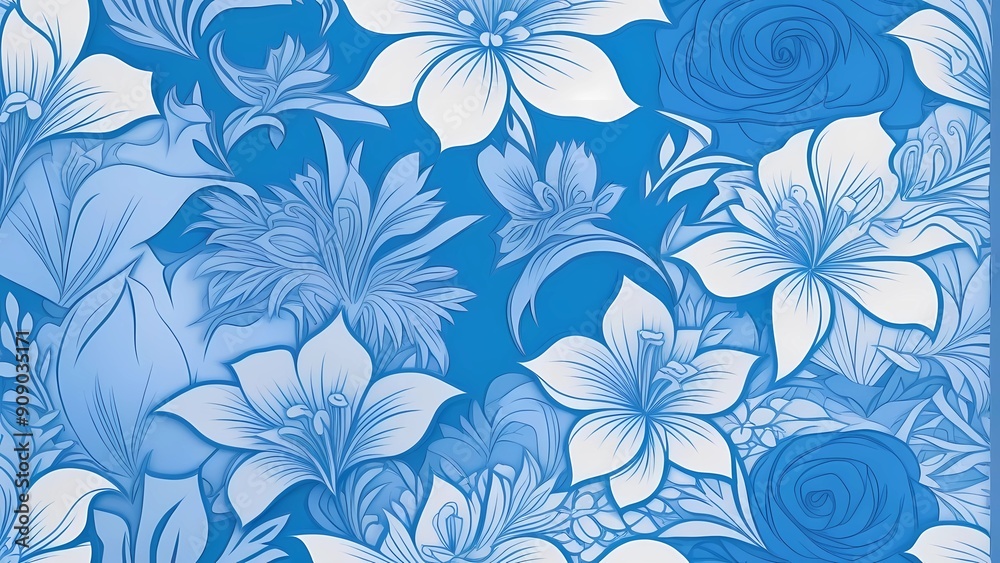 seamless floral background seamless floral background