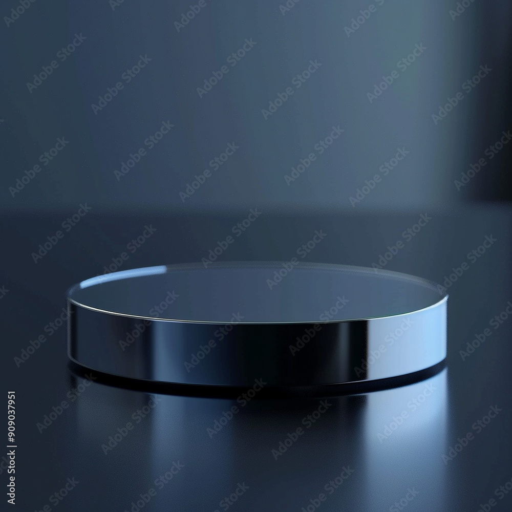 interior of a modern house with close up product display podium interior of a modern house with close up product display podium