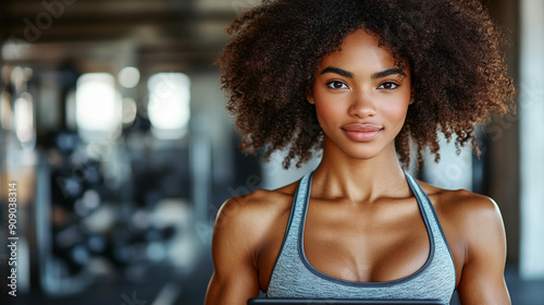 girl's hand with an athletic figure, highlighting her defined muscles and feminine strength. The image captures focus and determination, symbolizing empowerment and resilience